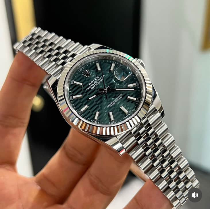 Rolex DateJust Green Dial