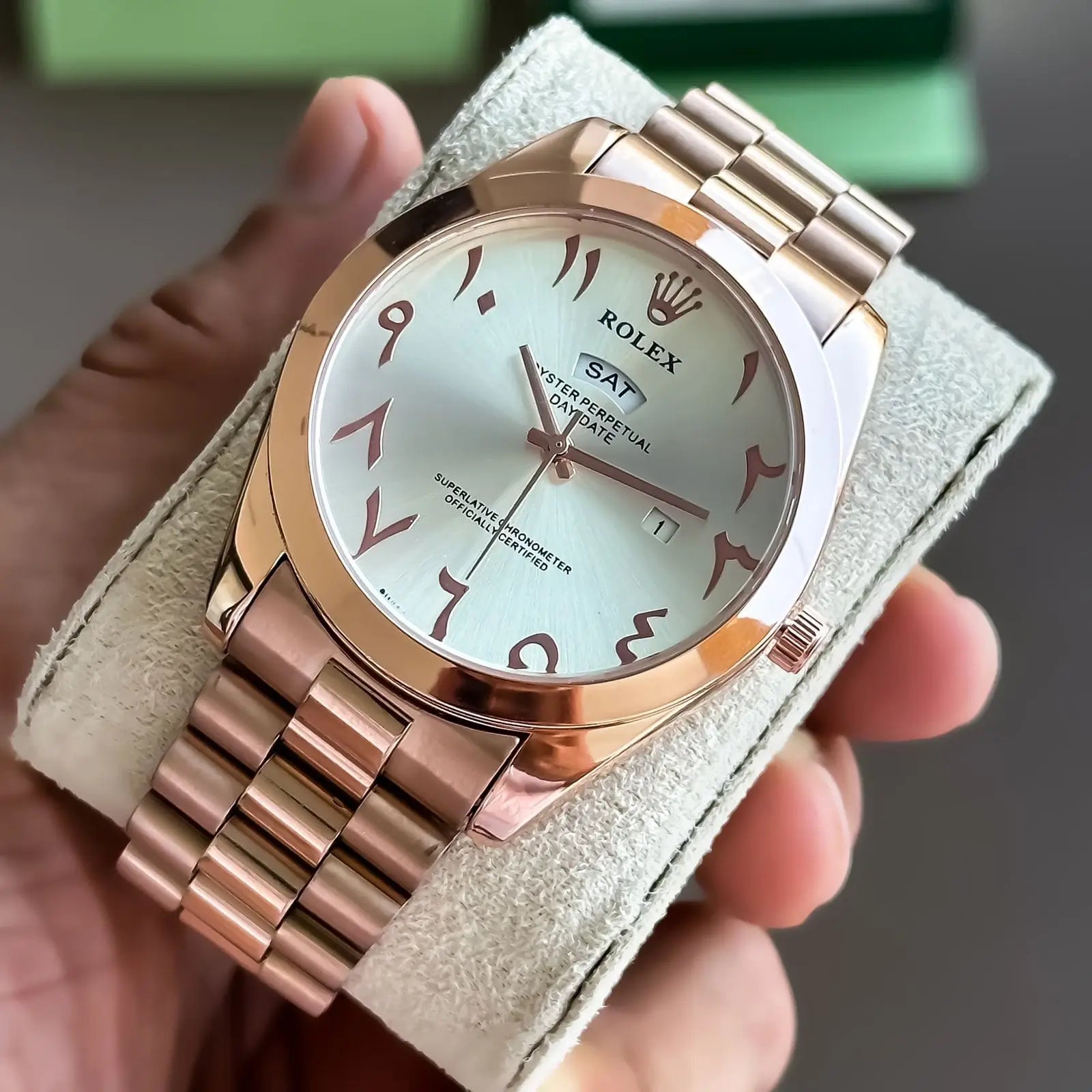 Rolex Arabic Dail (Rosegold)