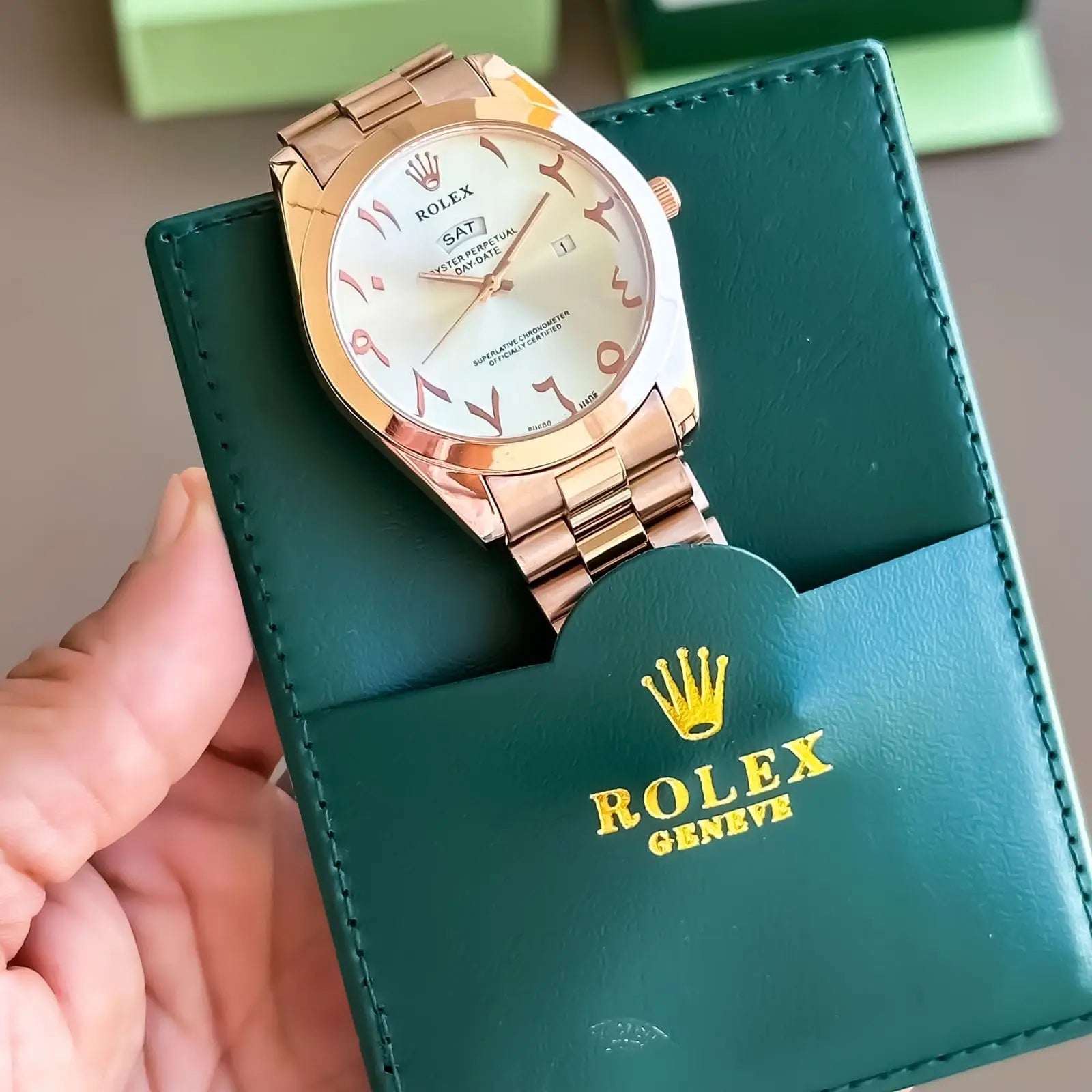 Rolex Arabic Dail (Rosegold)