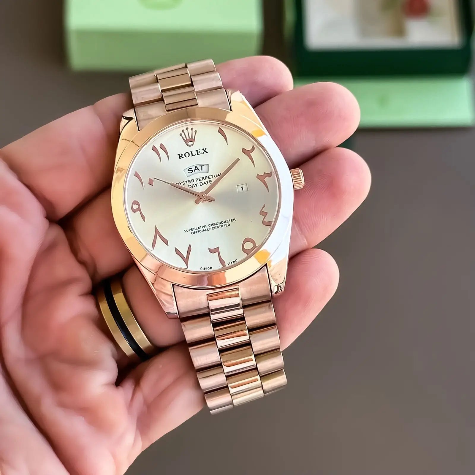 Rolex Arabic Dail (Rosegold)