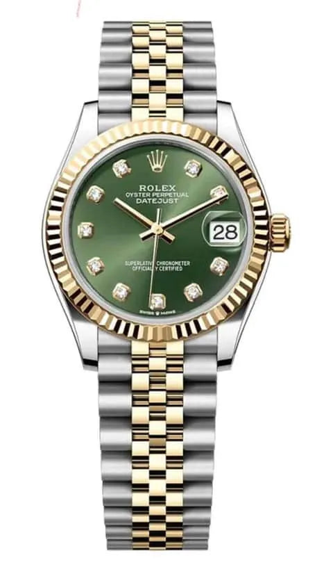 Rolex DateJust Green Dial