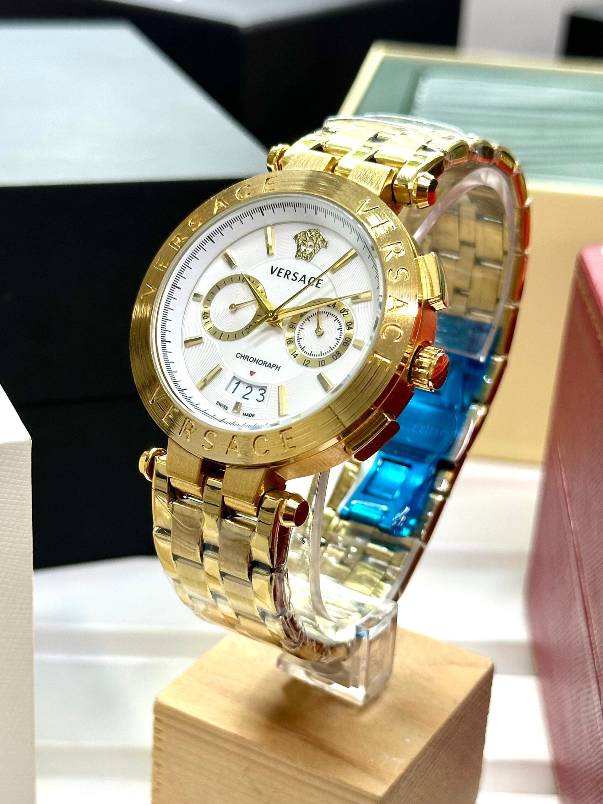 Versace Golden Chronograph