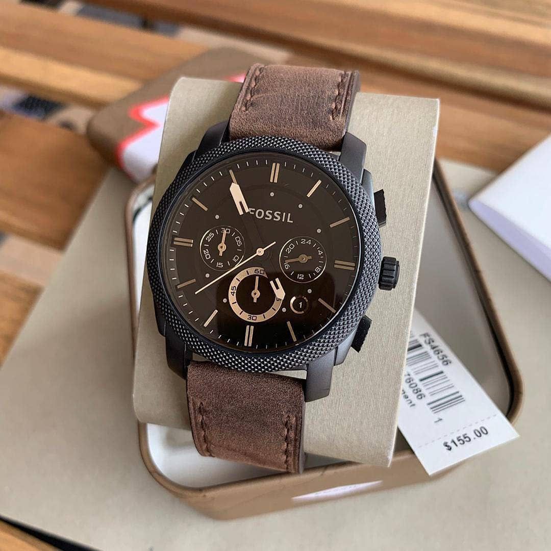 Fossil Leather Classics Watch