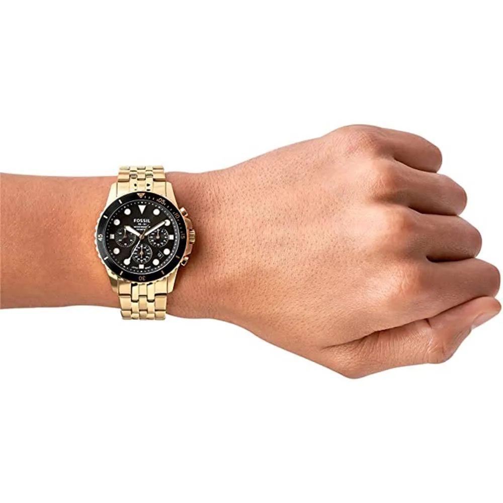 Fossil Golden Chronograph Watch