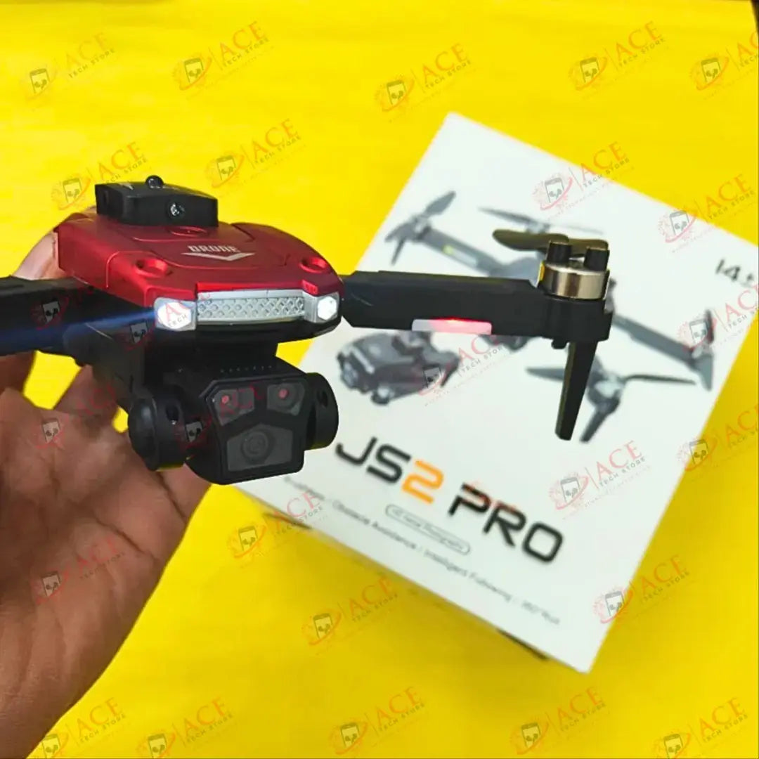 JS2 PRO DRONE with 3 Camera | Intelligent Flight | Brushless Motor